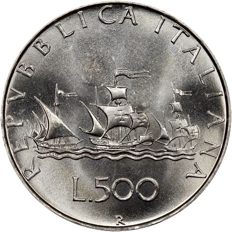 Italy 500 Lire KM 99 Prices & Values .
